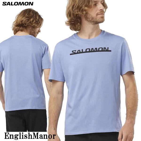 English/XLサイズのみ 送料込【ゆうパケット】23SS SALOMON Tシャツ ESSENTIAL: 正規品/サロモン/メンズ/半袖/アウトドア/半袖T/メンズTシャツ/outdoor | SALOMON