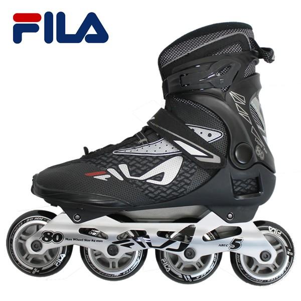 ss Fila インラインスケート Legacy Pro 80 Blk Slv Red 正規品 メンズ レディース フィラ ローラーブレード Skate 超ポイントアップ祭