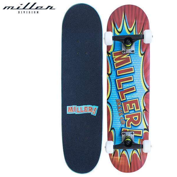 送料無料（沖縄県を除く）MILLER コンプリートデッキ COMIC ・ 7,75 x 31,5 in: 正規品/スケートボード/コミック/ロングボード/ロングスケート | ミラー