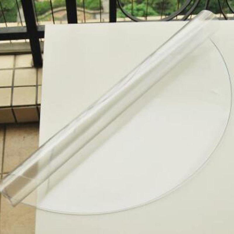 防油 テーブル 透明マット 撥水 テーブルクロス PVC ビニール 円形 丸型 テーブルマット デスクマット 透明 テーブルカバー 円形 厚  若者の大愛商品