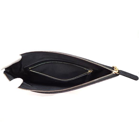 CHANEL シャネル クラッチバッグ PM カーフスキン NOIR/GOLD