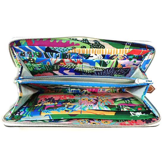 HERMES エルメス シルクインロング EPSON/SILK VERT FIZZ BLUE HYDRA/MAUVE PALE SILVER H084387 CK HERMES（エルメス） シルクインロング 長財布 EPSON/SILK VERT FIZZ