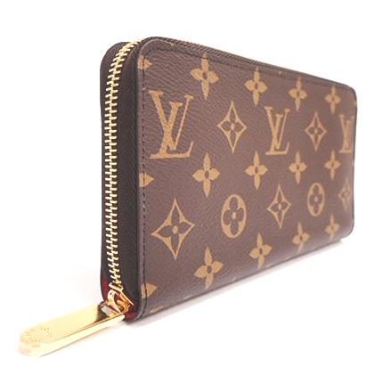 【極上美品】ルイヴィトン モノグラムジッピーウォレット コクリコ 長財布 ルイヴィトン LOUIS VUITTON 長財布 M41896 モノグラム コクリコ