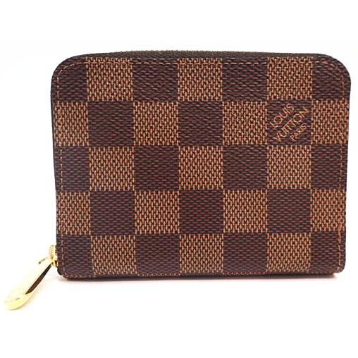 ルイヴィトン LOUIS VUITTON ケース ダミエ柄 ジッピーパース N63070 ブラウン LOUIS VUITTON（ルイ・ヴィトン） ジッピー・コイン パース コイン