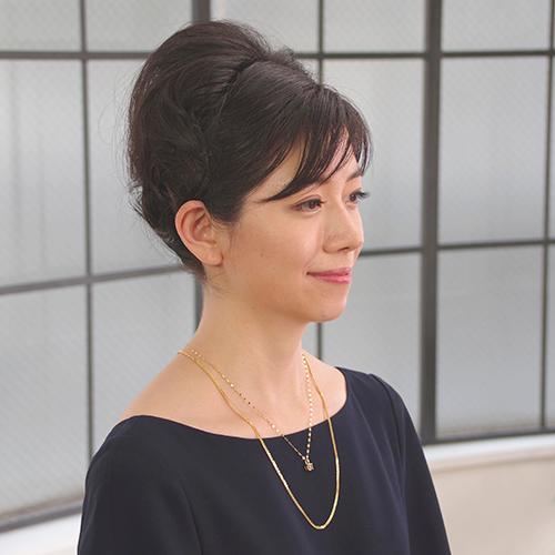 純金2ctダイヤペンダントペタルチェーンネックレス(造幣局検定 純金2ctダイヤペンダントペタルチェーンネックレス(造幣局検定