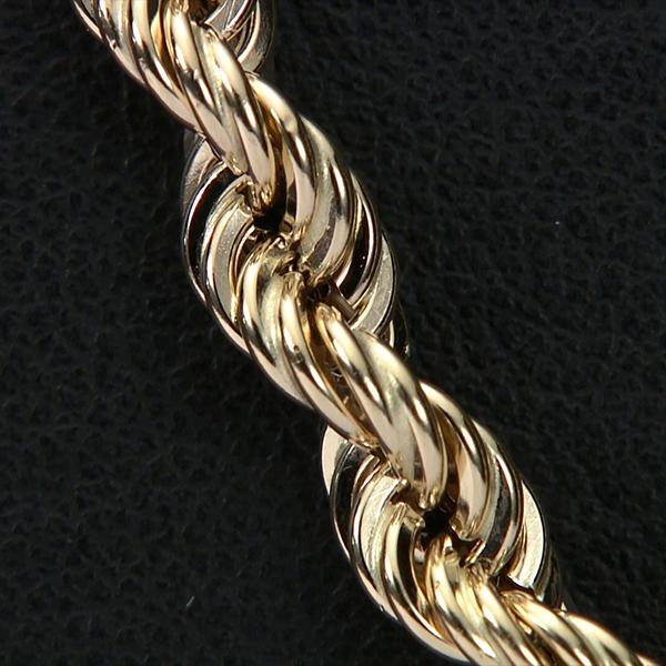 新品　イタリア製　K18コンビカットロープネックレス　50cm 新品 イタリア製 K18コンビカットロープネックレス 50cm