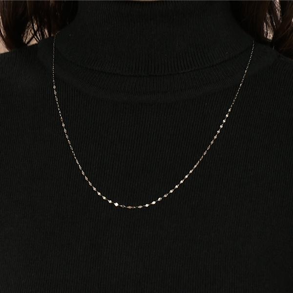 純プラチナペタルチェーンネックレス 60cm（造幣局品位証明入り） : BS 