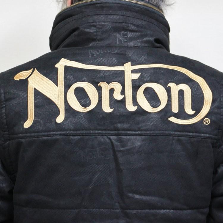 ノートン Nortonフェイクスウェードボリュームネックジャケット 