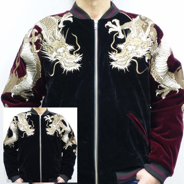 Back street crawler 2面使 限定龍 スカル スカジャン 別珍 Back street crawler 2面使 限定龍 スカル スカジャン 別珍 Back