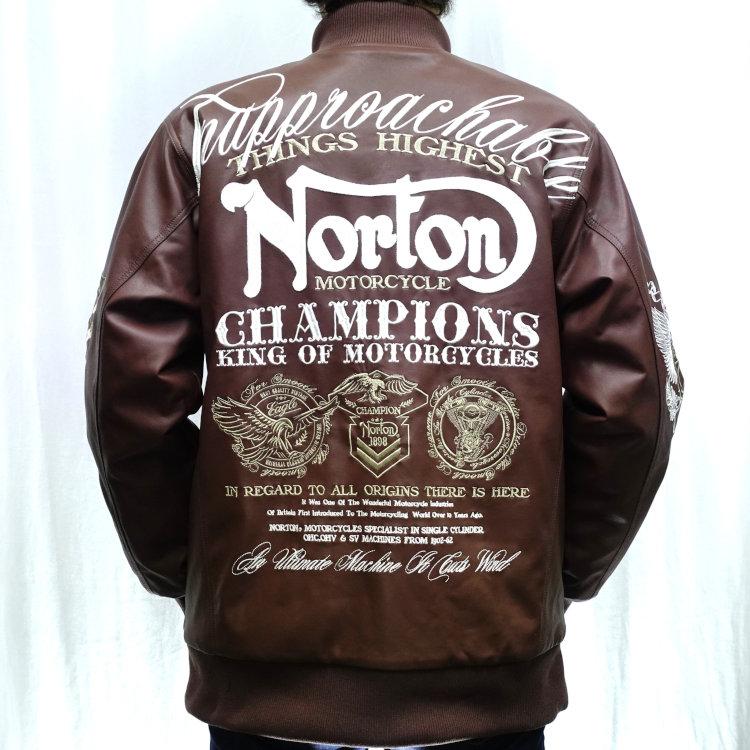 ノートン（NORTON） Norton MAXデザイン衿スタンドリブPU中綿