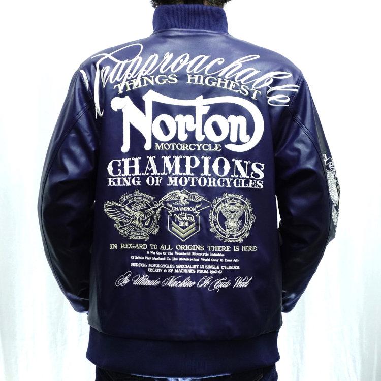 ノートン（NORTON） Norton MAXデザイン衿スタンドリブPU中綿