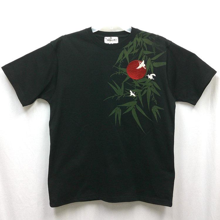 和柄Tシャツ 絡繰魂 からくりだましい 浮世絵 北斎半袖Tシャツ 252020 | 絡繰魂 | 01