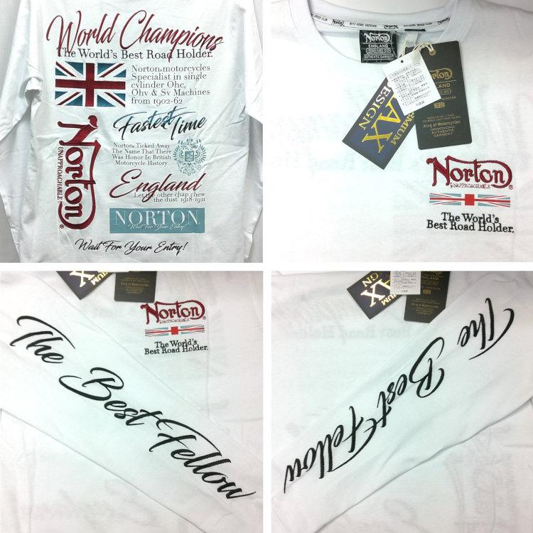 ノートン（NORTON） NortonユニオンジャックMAX長袖Tシャツ 253N1100 