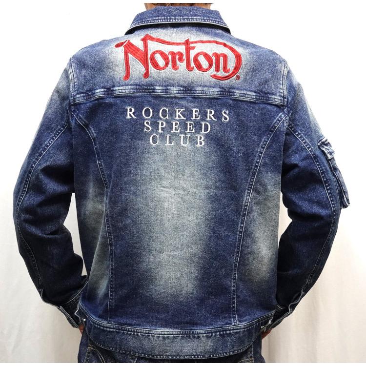 Norton ノートン 服 長袖 デニム ジャケット 253N1601B ストレッチ