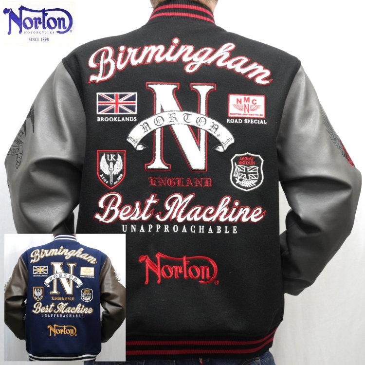 ノートン サガラスタジャン 253N1705 ブラック XXL バイク アメカジ ノートン（NORTON） サガラスタジャン 253N1705 アメカジ バイカー