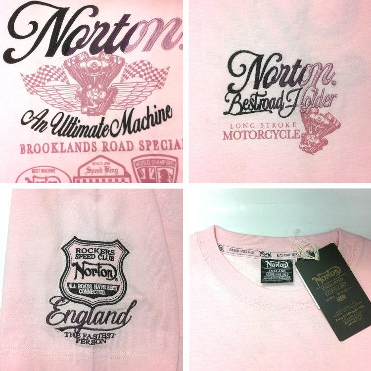 ノートン（NORTON） グラデ刺繍半袖Tシャツ 262N1011 アメカジ