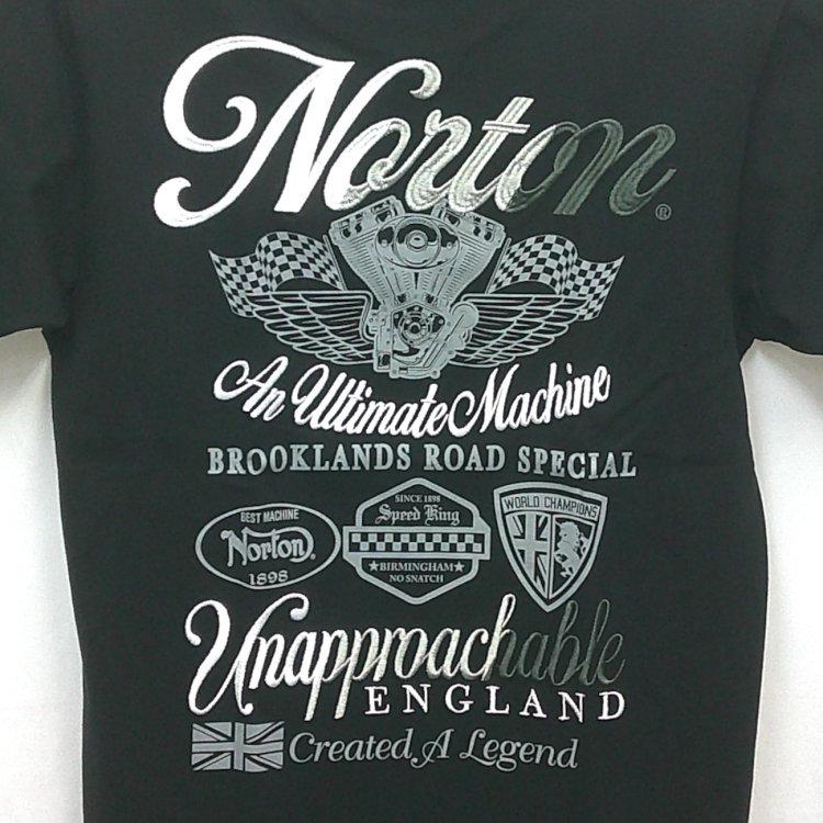 ノートン（NORTON） グラデ刺繍半袖Tシャツ 262N1011 アメカジ