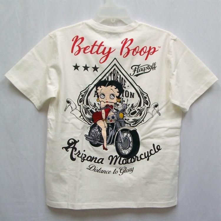 BETTY BOOP ベティブープxFLAGSTAFFコラボ半袖Tシャツ 432020 BETTY BOOP ベティブープxFLAGSTAFFコラボ半袖Tシャツ 432020