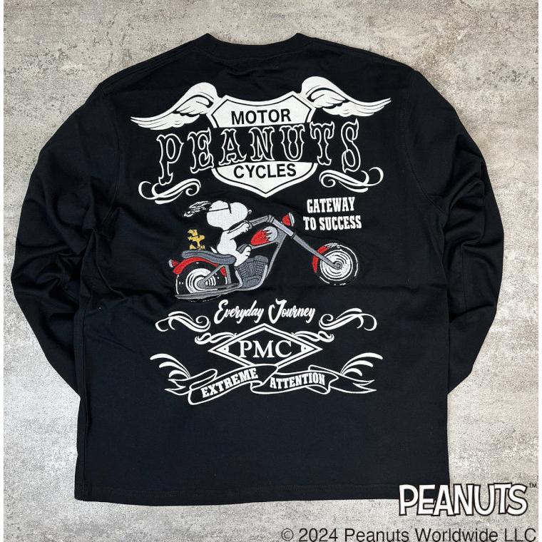 SNOOPY（スヌーピー） スヌーピーxFLAGSTAFFコラボ長袖Tシャツ ロンT