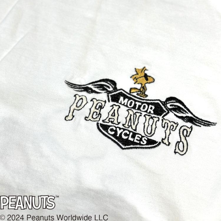 SNOOPY スヌーピーxFLAGSTAFFコラボ長袖Tシャツ ロンT 443070 SNOOPY スヌーピーxFLAGSTAFFコラボ長袖Tシャツ ロンT 443070