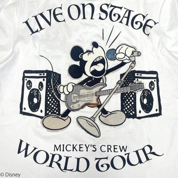 MICKEY MOUSE（ミッキーマウス） MCKEY MOUSExFLAGSTAFFコラボ半袖T