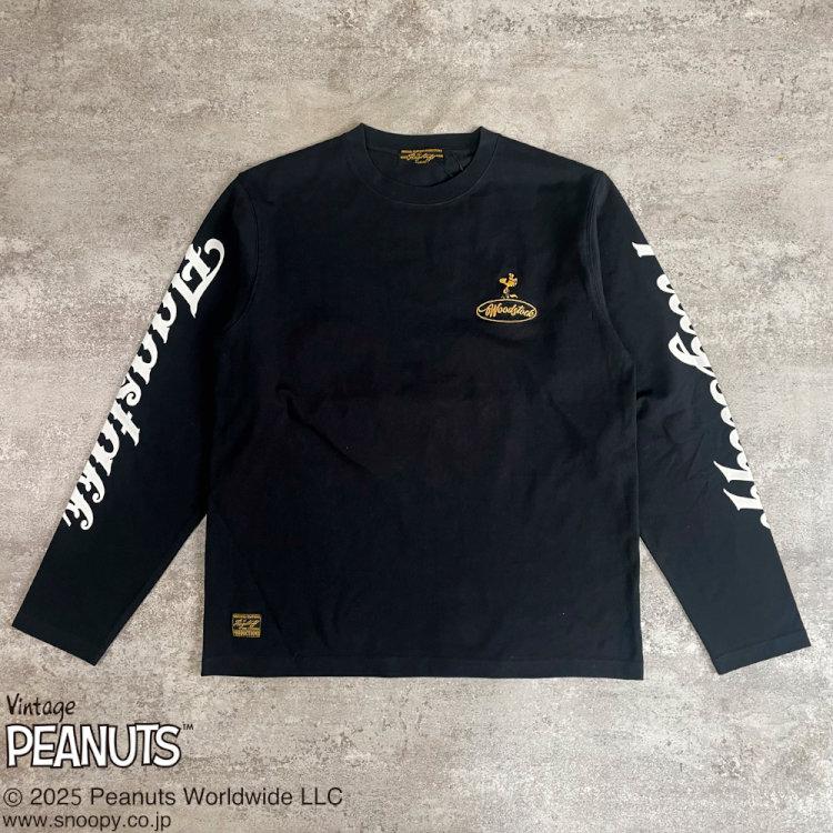 SNOOPY（スヌーピー） スヌーピーxFLAGSTAFFコラボ長袖Tシャツ ロンT 