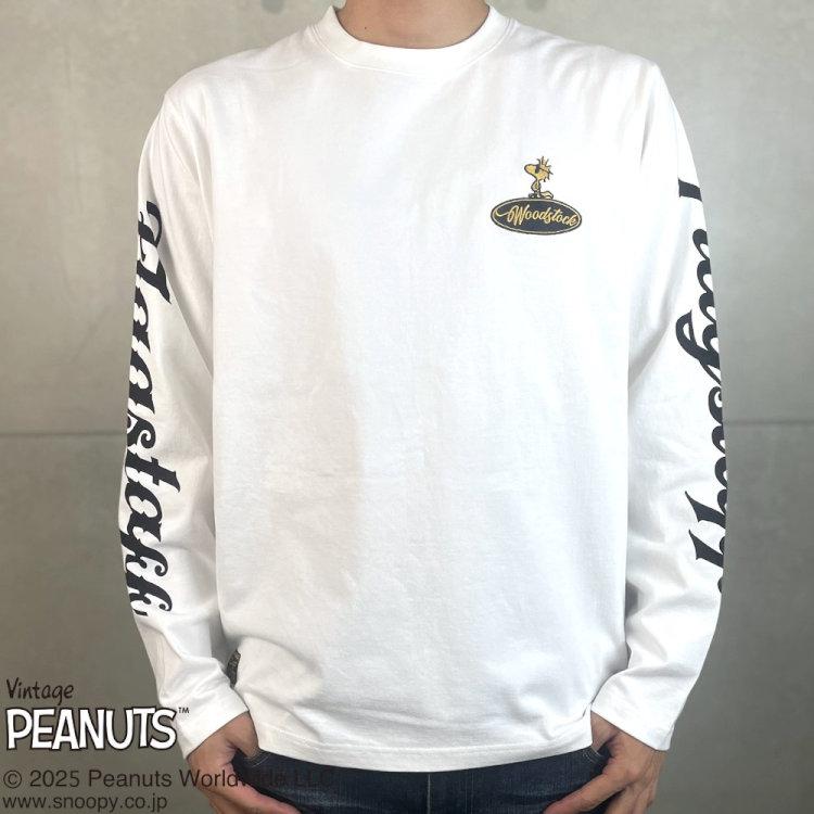 SNOOPY（スヌーピー） スヌーピーxFLAGSTAFFコラボ長袖Tシャツ ロンT 