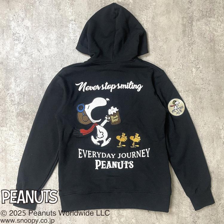 SNOOPY（スヌーピー） スヌーピーxFLAGSTAFFコラボスウェットパーカー