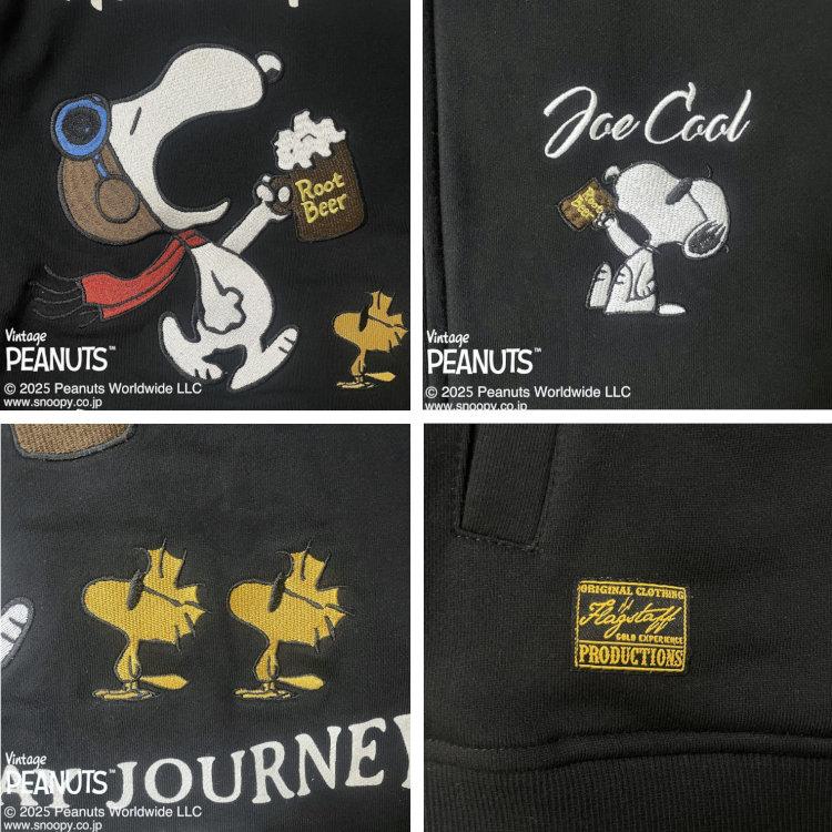 SNOOPY（スヌーピー） スヌーピーxFLAGSTAFFコラボスウェットパーカー