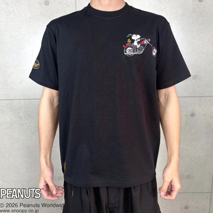 SNOOPY（スヌーピー） スヌーピーxFLAGSTAFFコラボ半袖Tシャツ 462021