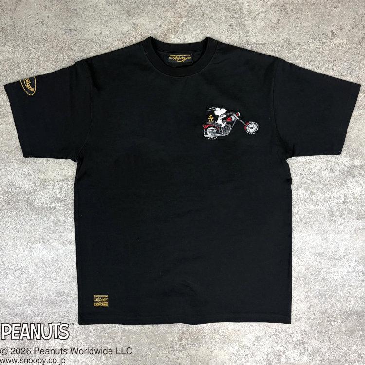 SNOOPY（スヌーピー） スヌーピーxFLAGSTAFFコラボ半袖Tシャツ 462021