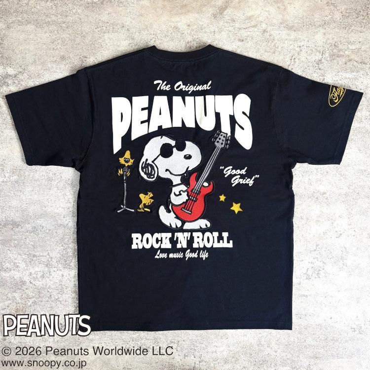 SNOOPY（スヌーピー） スヌーピーxFLAGSTAFFコラボ半袖Tシャツ 462030