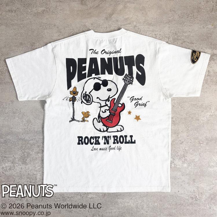 SNOOPY（スヌーピー） スヌーピーxFLAGSTAFFコラボ半袖Tシャツ 462030 