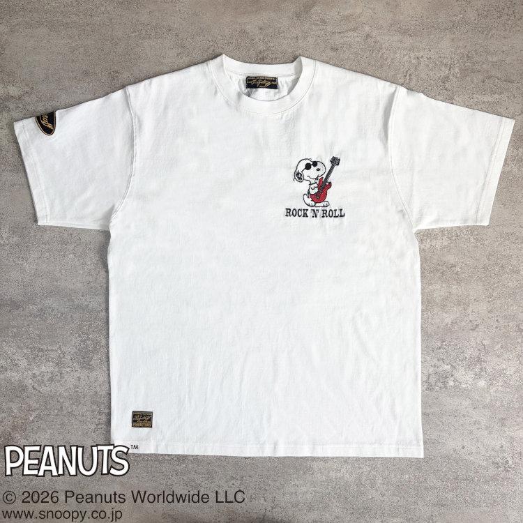SNOOPY（スヌーピー） スヌーピーxFLAGSTAFFコラボ半袖Tシャツ 462030