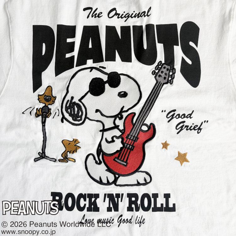 SNOOPY（スヌーピー） スヌーピーxFLAGSTAFFコラボ半袖Tシャツ 462030 