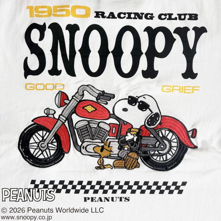 SNOOPY（スヌーピー） スヌーピーxFLAGSTAFFコラボ半袖Tシャツ 462030