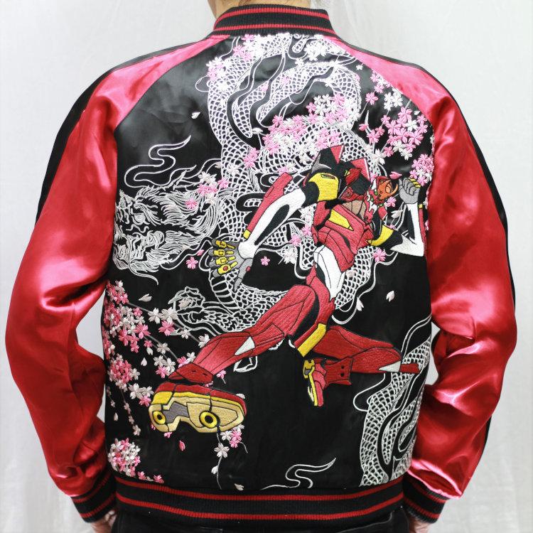 エヴァンゲリオン×錦 にしき コラボスカジャン 513351 桜龍2号機 エヴァンゲリオン×錦 にしき コラボスカジャン 513351 桜龍2号機
