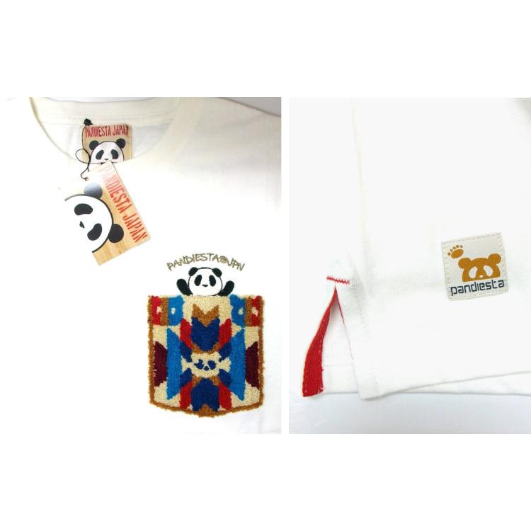 パンディエスタ PANDIESTA ネイティブサガラ刺繍ポケット半袖Tシャツ 523200 アメカジ バイカー キャラクター 和柄 | PANDIESTA | 03