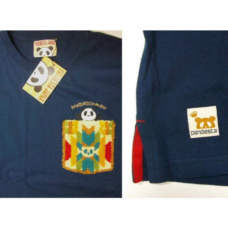 パンディエスタ PANDIESTA ネイティブサガラ刺繍ポケット半袖Tシャツ 523200 アメカジ バイカー キャラクター 和柄 | PANDIESTA | 09