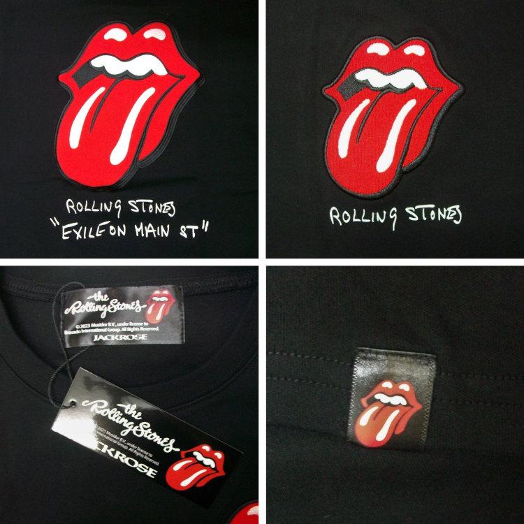 THE ROLLING STONES×JACK ROSE コラボ半袖Tシャツ 523561 パッチ THE ROLLING STONES×JACK ROSE コラボ半袖Tシャツ 523561 パッチ