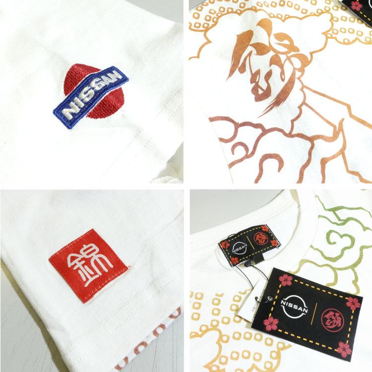 NISSAN 日産×NISIKI 錦 コラボ半袖Tシャツ 526212 KPGC10型ハコスカ雷雲 スカイラインGT-R | 日産 | 05