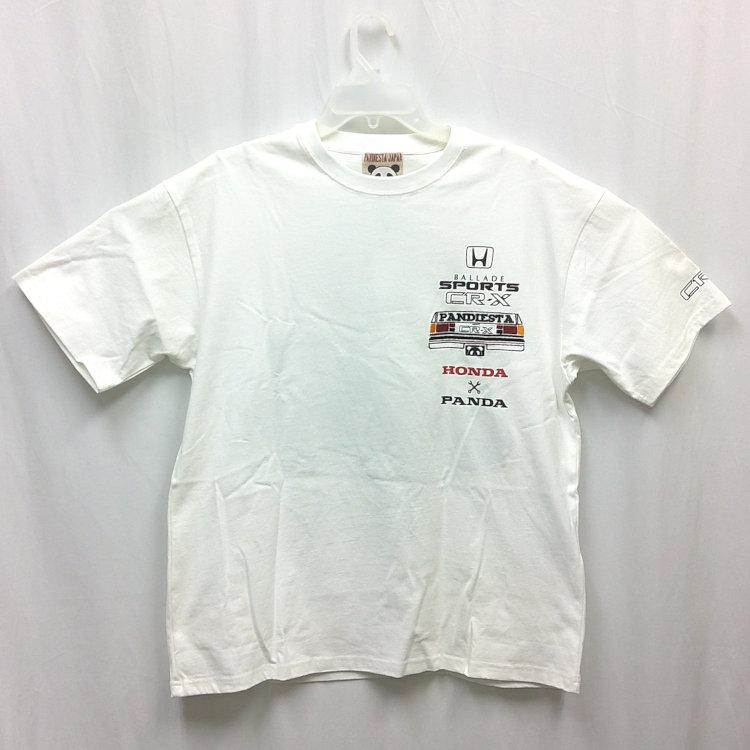 ホンダ HONDA×パンディエスタ PANDIESTA コラボ半袖Tシャツ 526503 CR-Xメカニック 旧車 パンダ ホンダCR-X | PANDIESTA | 02