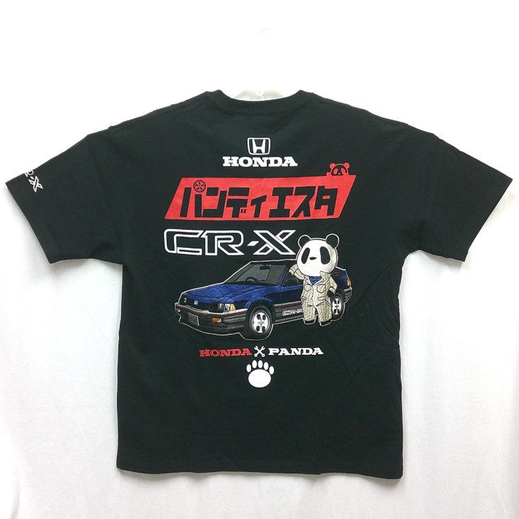 ホンダ HONDA×パンディエスタ PANDIESTA コラボ半袖Tシャツ 526503 CR-Xメカニック 旧車 パンダ ホンダCR-X | PANDIESTA | 05