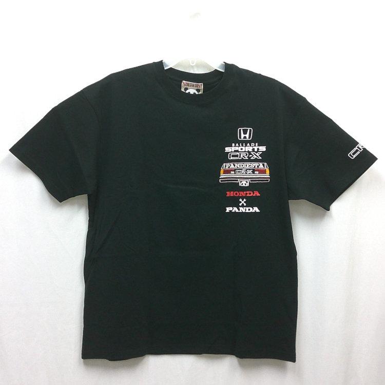 ホンダ HONDA×パンディエスタ PANDIESTA コラボ半袖Tシャツ 526503 CR-Xメカニック 旧車 パンダ ホンダCR-X | PANDIESTA | 06
