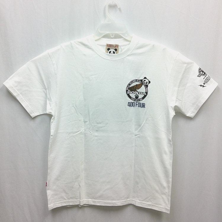 ホンダ HONDA×パンディエスタ PANDIESTA コラボ半袖Tシャツ 526506 CB400FOUR相棒 旧車 パンダ ヨンフォア | PANDIESTA | 02