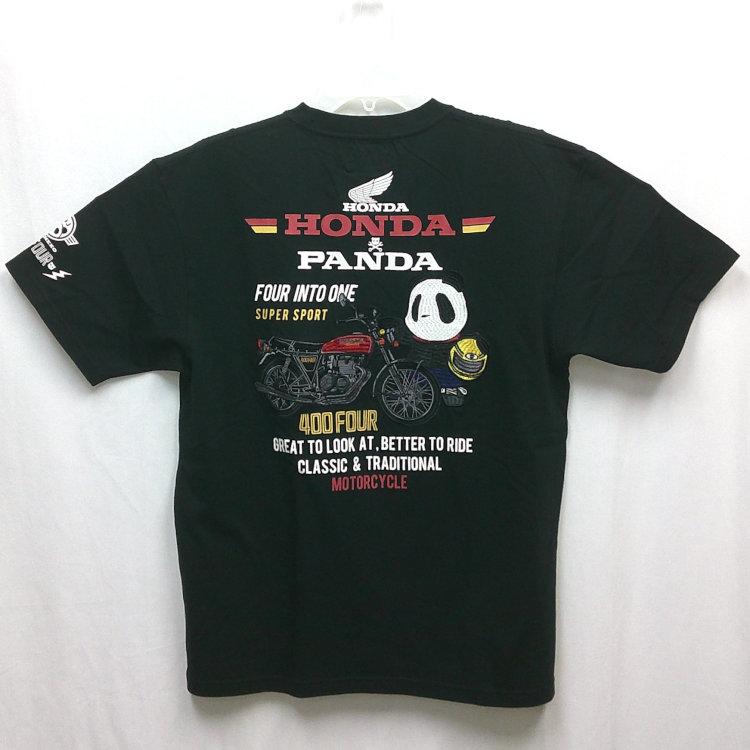 ホンダ HONDA×パンディエスタ PANDIESTA コラボ半袖Tシャツ 526506 CB400FOUR相棒 旧車 パンダ ヨンフォア | PANDIESTA | 05