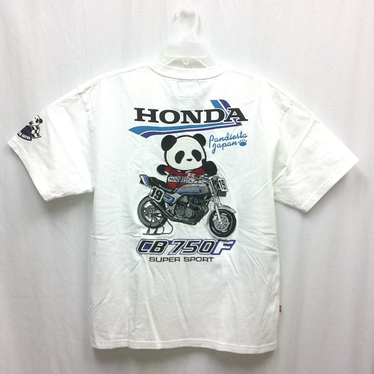 ホンダ HONDA×パンディエスタ PANDIESTA コラボ半袖Tシャツ 526507 CB750F 19RIDER 旧車 パンダ | PANDIESTA | 01