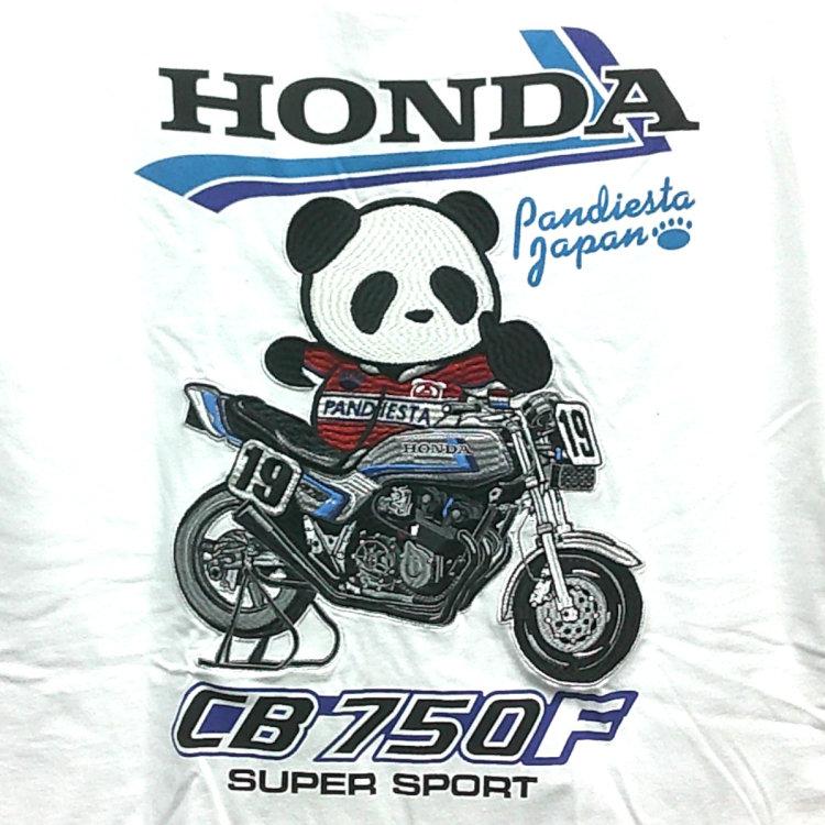 ホンダ HONDA×パンディエスタ PANDIESTA コラボ半袖Tシャツ 526507 CB750F 19RIDER 旧車 パンダ | PANDIESTA | 03