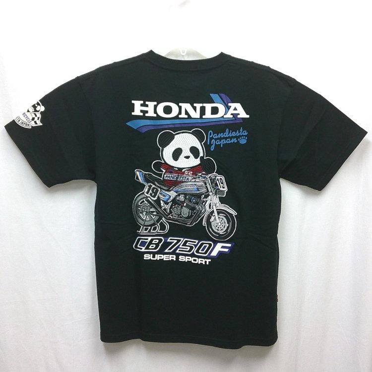 ホンダ HONDA×パンディエスタ PANDIESTA コラボ半袖Tシャツ 526507 CB750F 19RIDER 旧車 パンダ | PANDIESTA | 05