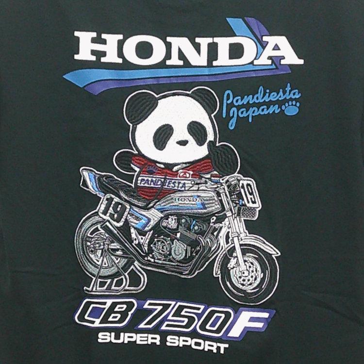 ホンダ HONDA×パンディエスタ PANDIESTA コラボ半袖Tシャツ 526507 CB750F 19RIDER 旧車 パンダ | PANDIESTA | 07